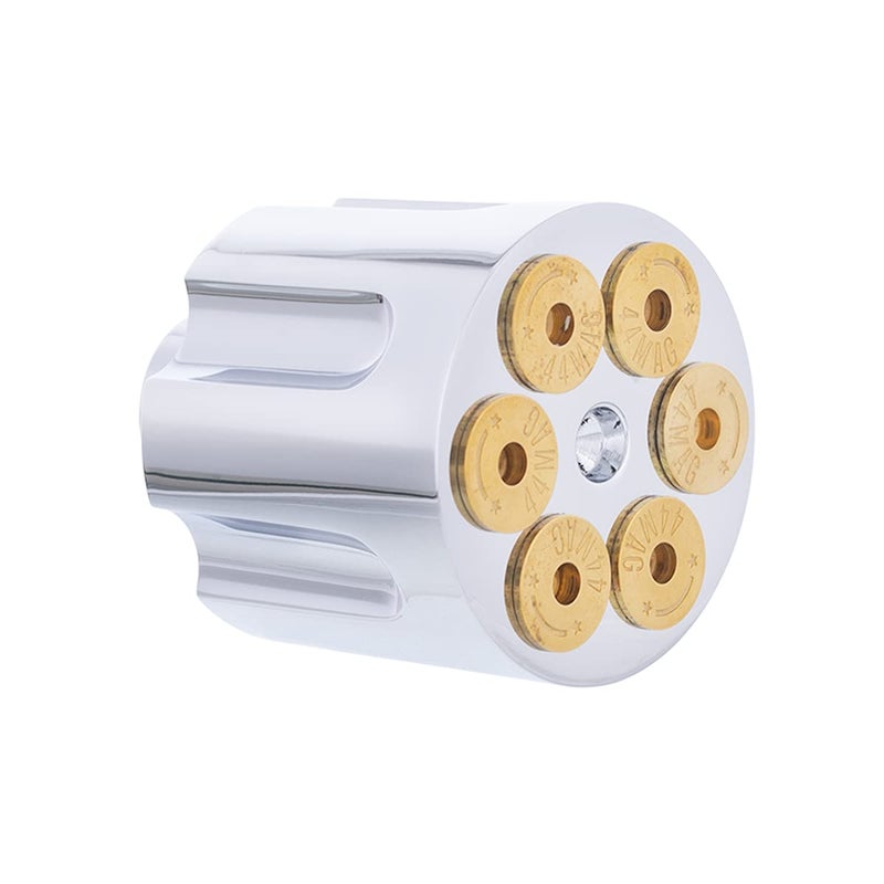 United Pacific 23399 Heavy-Duty Aluminum Gun Cylinder Air Valve Knob, .44mag Style, Screw-On Style, Chrome Plated, Strong & Durable - ONE Unit - Image 1